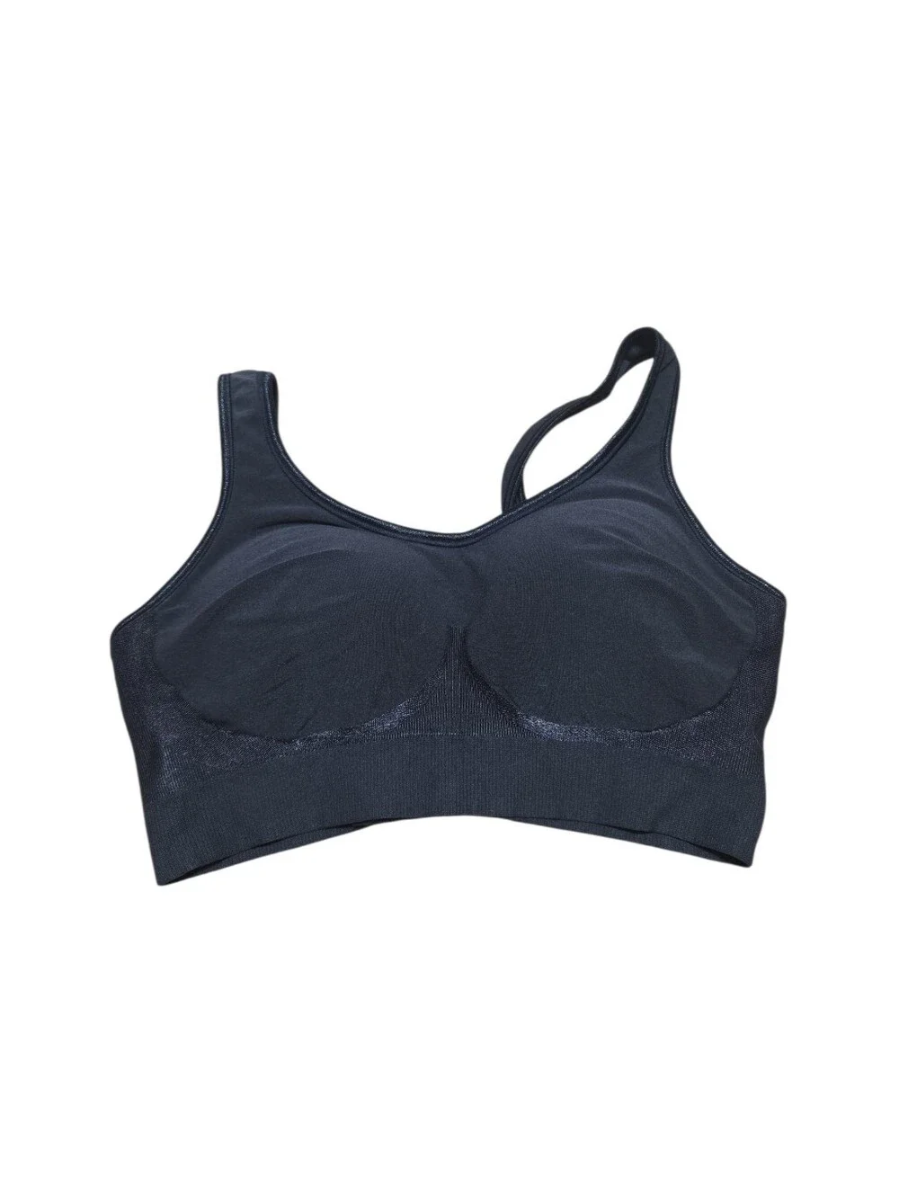 Bali Comfort Revolution Black Bra Wireless Womens Sz 34B Support